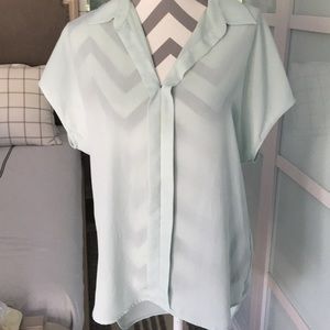Semi formal sheer top